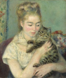Renoir, Jeune Fille au chat