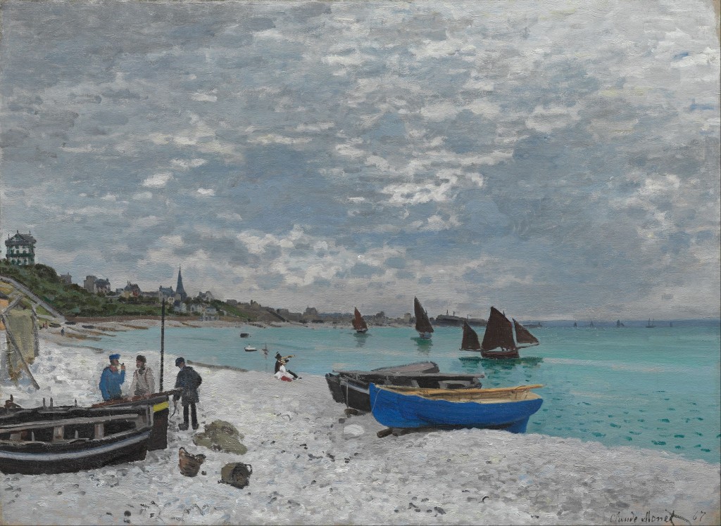 Claude_Monet_-_The_Beach_at_Sainte-Adresse_-_Google_Art_Project