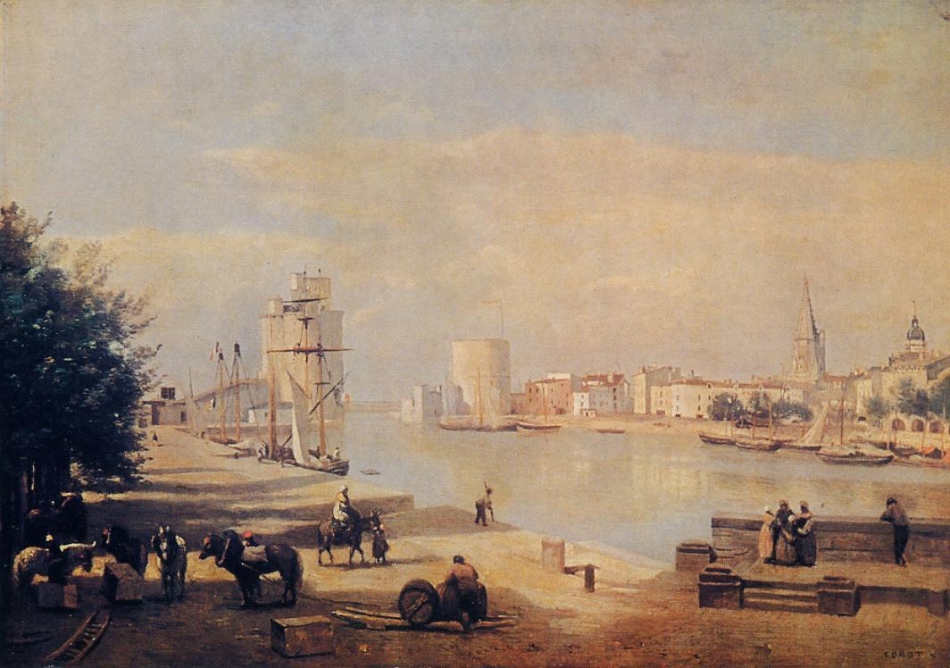 Le Port de La Rochelle, Corot