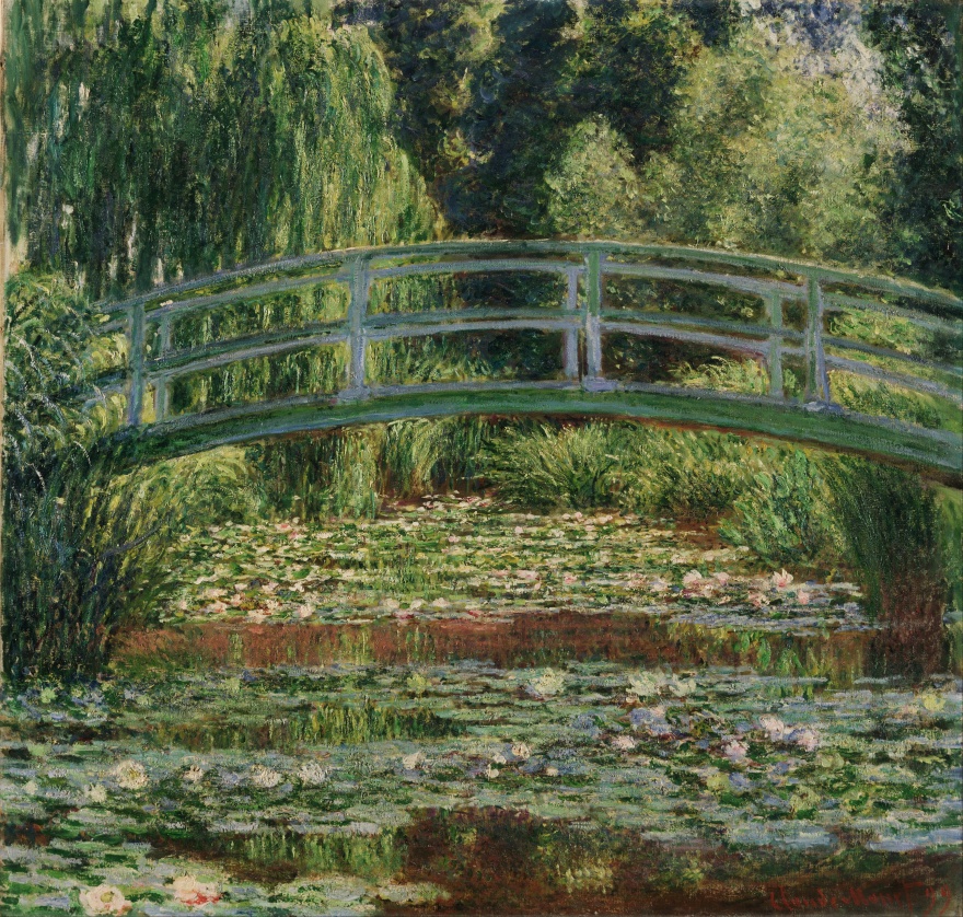 Le Pont japonais, Claude Monet