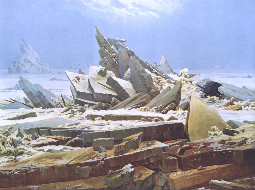 La mer de glaces, Caspar-David Friedrich