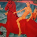 Le Bain du cheval rouge, Petrov-Vodkin