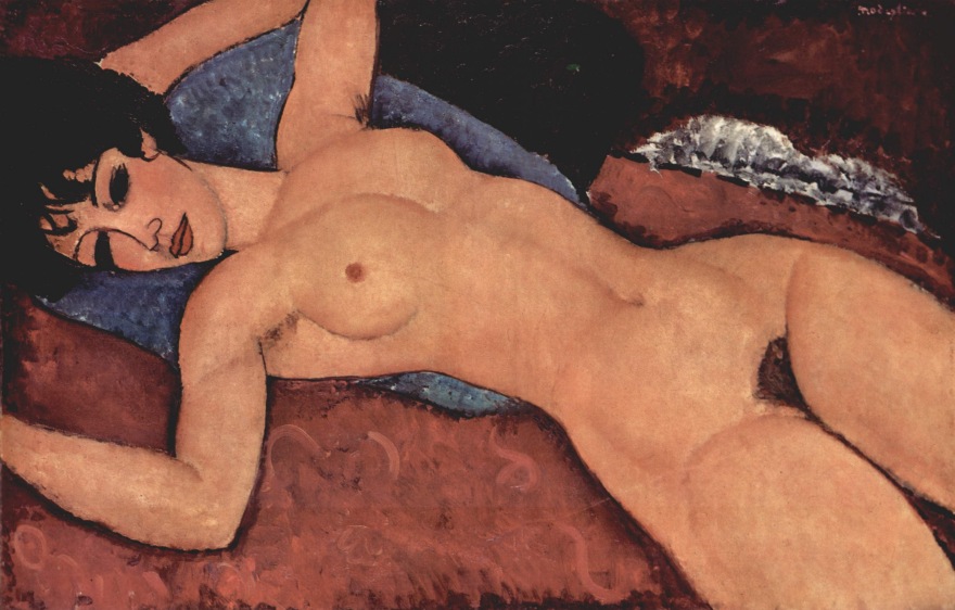 Amedeo Modigliani, Nu couché, les bras ouverts