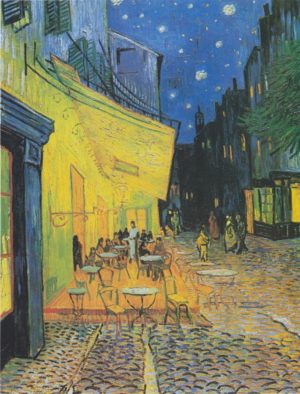 Van Gogh Café-Terrasse de la place du Forum à Arles, le soir