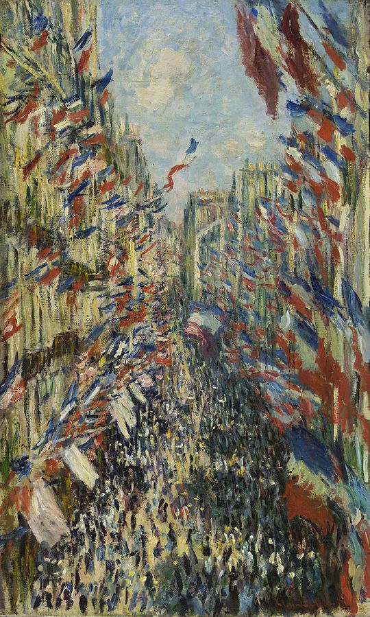 Claude_Monet, La Rue Montorgueil à Paris. Fête du 30 juin 1878
