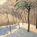 Vallotton Paysage de neige au bois de Boulogne