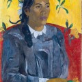 Tahitienne avec une fleur, Paul Gauguin