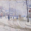 La Neige, boulevard de Clichy, Paul Signac