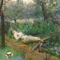 Dans le hamac, Anders Zorn
