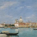 Venise, Santa Maria della Salute vue de San Giorgio, Eugène Boudin