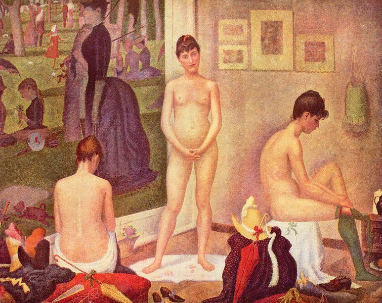 Les Poseuses, Georges Seurat