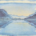Le Lac de Thoune aux reflets symétriques, Ferdinand Hodler