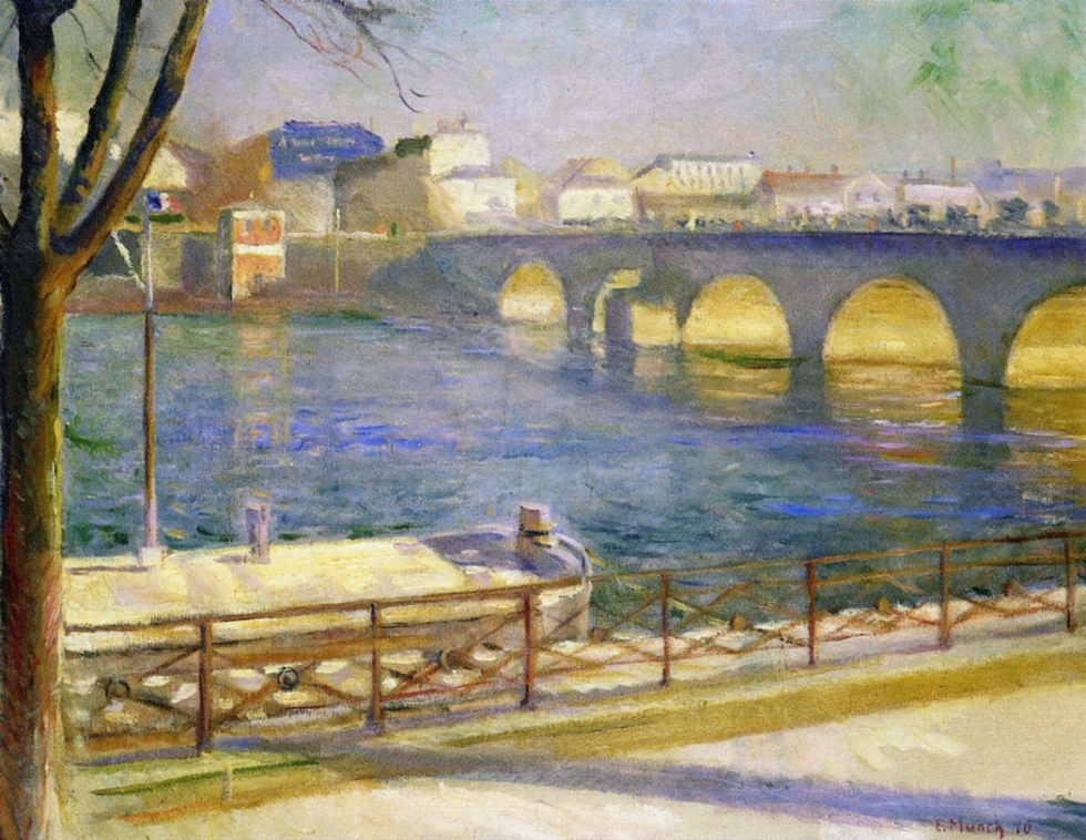 La Seine à Saint-Cloud,  Edvard Munch