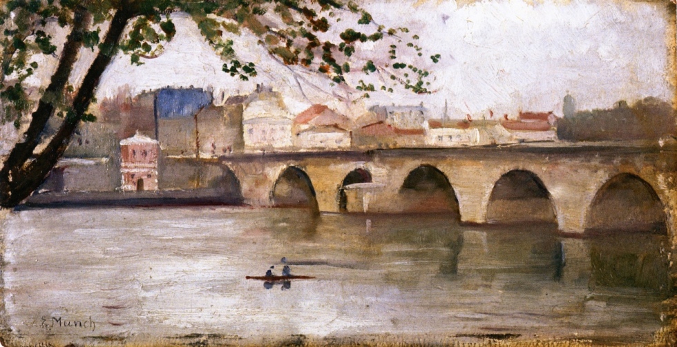 La Seine à Saint-Cloud Edvard Munch