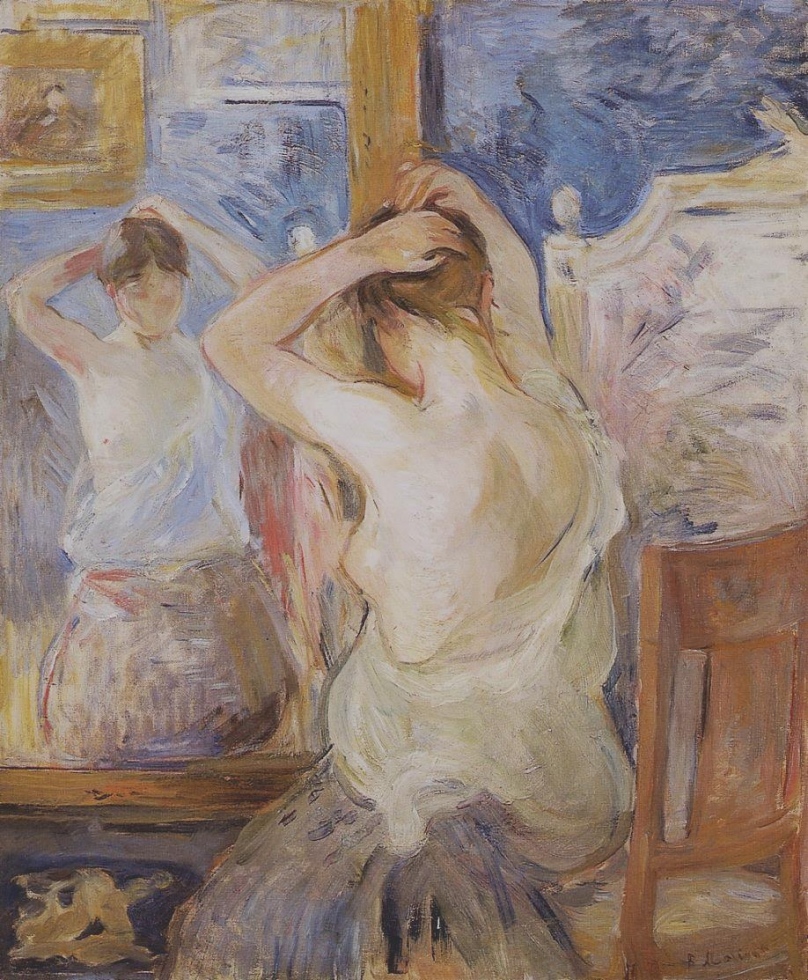 Devant la psyché, Berthe Morisot