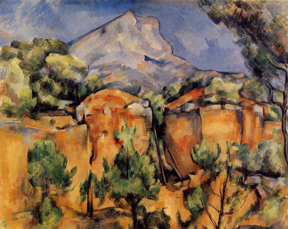 La Montagne Sainte Victoire vue depuis la carrière de Bibemus, Paul Cézanne