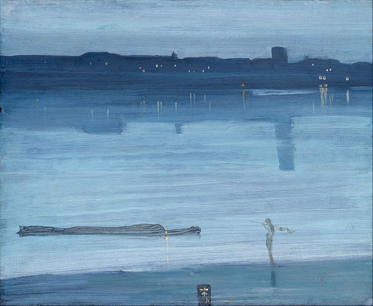 Nocturne, bleu et argent, Chelsea, James Abbot McNeil Whistler