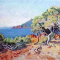 Guillaumin, L'entrée dans la baie, Agay, matin