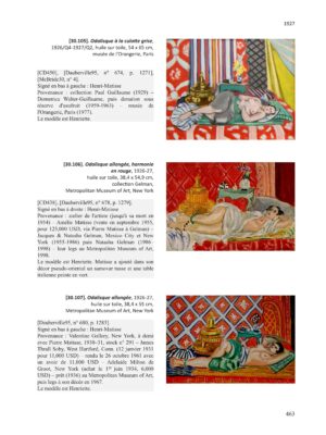 Henri Matisse – catalogue de l'œuvre peint – 1413 tableaux – Image 12