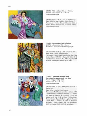 Henri Matisse – catalogue de l'œuvre peint – 1413 tableaux – Image 14